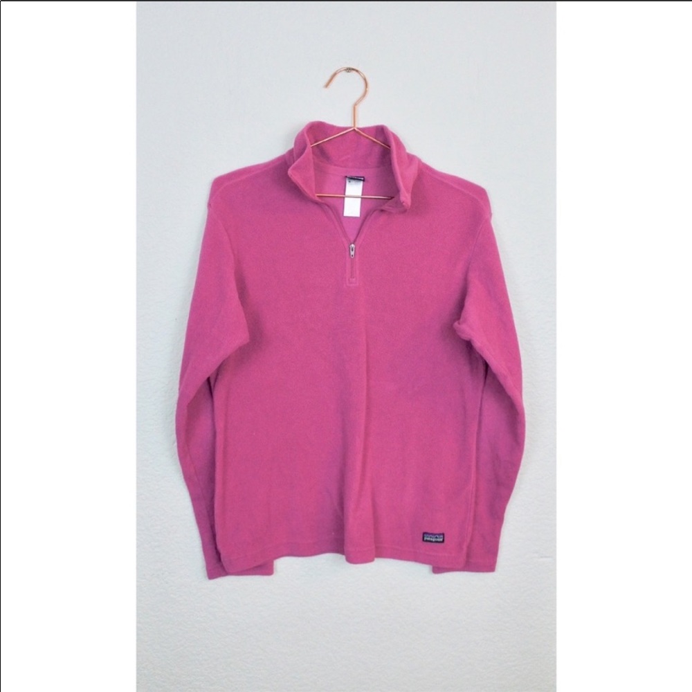 Pink small Patagonia quarter zip